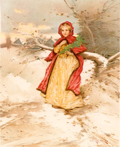Una Cappuccetto Rosso coloniale da Edward Percy Moran