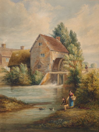 Un mulino ad acqua nel Warwickshire da Edward Pretty