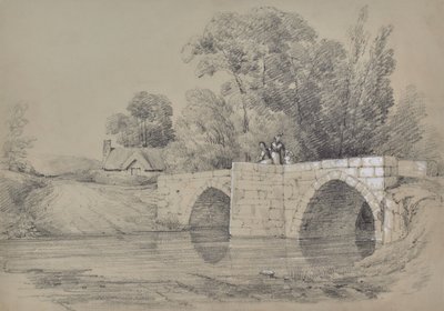 Paesaggio con ponte e figure da Edward Pretty