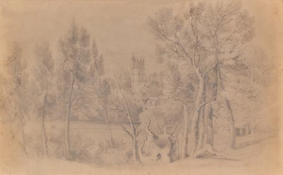 Paesaggio con chiesa da Edward Pretty