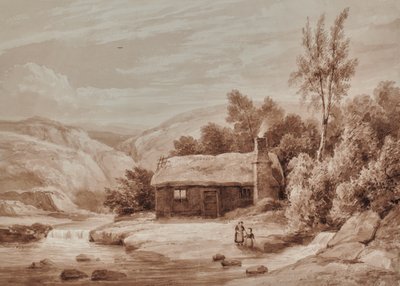 Paesaggio con cottage da Edward Pretty