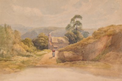 Paesaggio con cottage da Edward Pretty