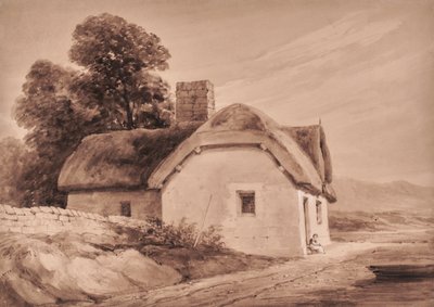 Paesaggio con cottage da Edward Pretty