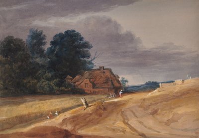 Paesaggio con cottage da Edward Pretty