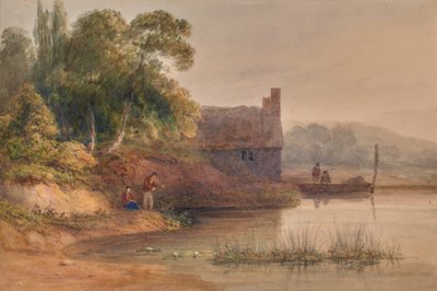 Paesaggio con cottage da Edward Pretty