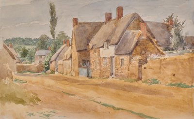 Paesaggio con cottage da Edward Pretty