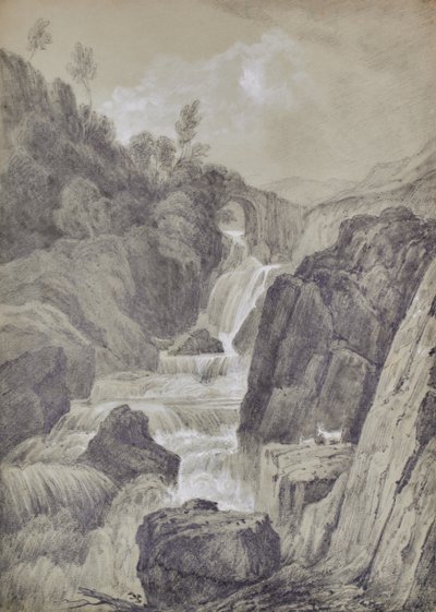 Paesaggio con cascate da Edward Pretty