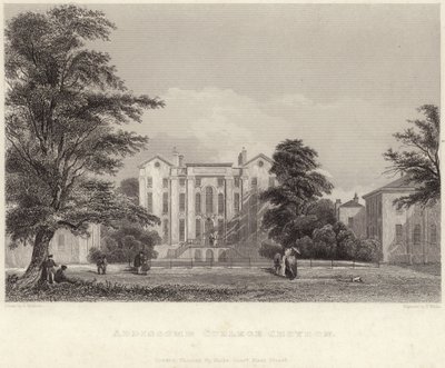 Addiscombe College a Croydon (incisione) da Edward Pritchett