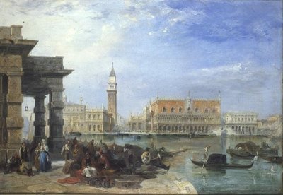 Vista dalla Dogana, Venezia, verso la Piazzetta e il Palazzo Ducale da Edward Pritchett