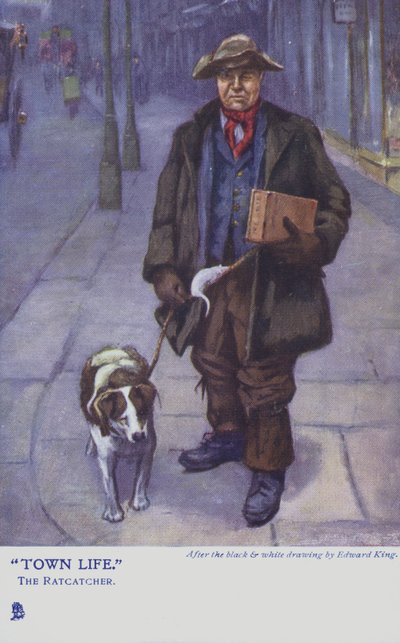 Cacciatore di topi con il suo cane da Edward R. King