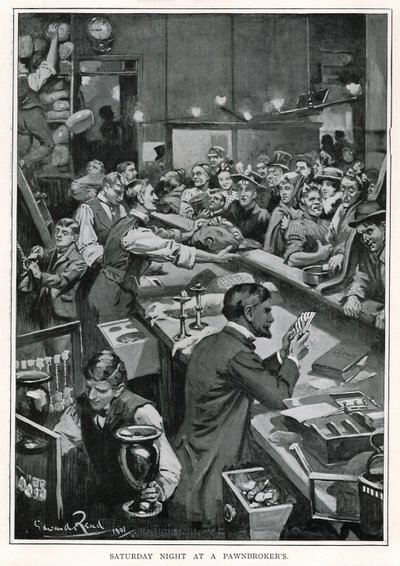 Sabato Sera da un Banco dei Pegni da Edward R. King
