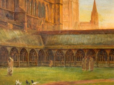 Cattedrale di Lincoln - I chiostri da Edward R Taylor