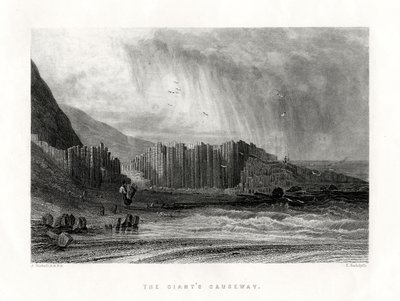 La strada dei giganti, Contea di Antrim, Irlanda del Nord, 1884 da Edward Radclyffe