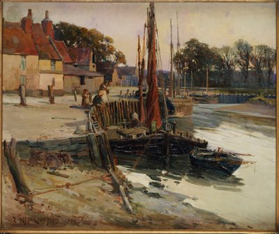 Un villaggio di pescatori della Cornovaglia da Edward Reginald Frampton