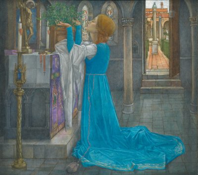 Isabella e il vaso di basilico da Edward Reginald Frampton