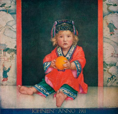 Johneen, figlio del Sig. e della Sig.ra John Noble, 1911, 1919 da Edward Reginald Frampton