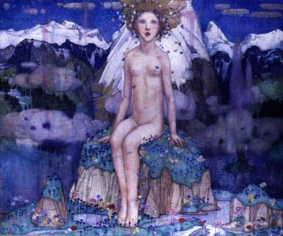 Amore nelle Alpi, c.1920 da Edward Reginald Frampton
