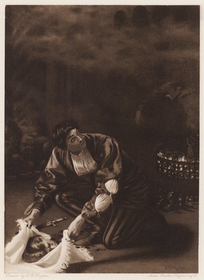 Il Pecorone: Giorno IX, Novella I, Il maestro ladro da Edward Robert Hughes