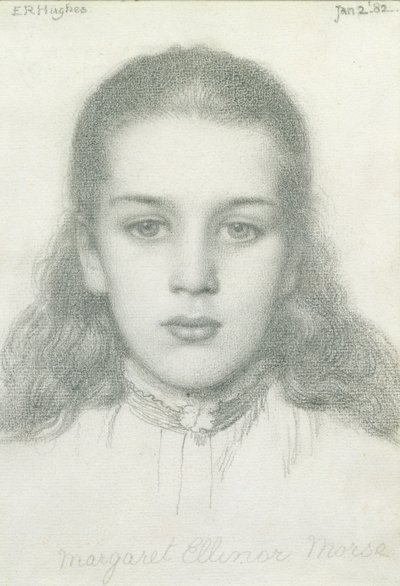 Margaret Ellinor Morse, 2 gennaio 1882 da Edward Robert Hughes