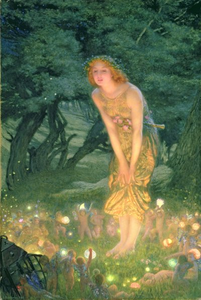 Vigilia di mezza estate da Edward Robert Hughes