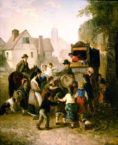 Lo spettacolo di Punch e Judy da Edward Robert Smythe