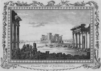 Veduta generale di Palmira in Arabia, c1770 da Edward Rooker