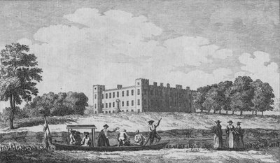 Sion House, vista dalla chiesa di Isleworth opposta, c1760 da Edward Rooker