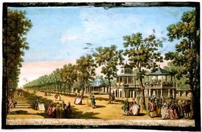 Veduta del Grand Walk ecc. nei Vauxhall Gardens presa dall
