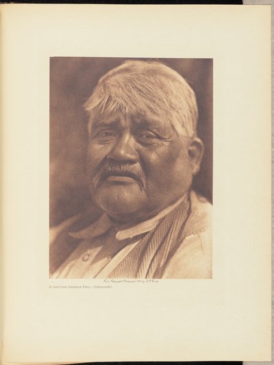 Capitano Big Man - Diegueño da Edward S. Curtis
