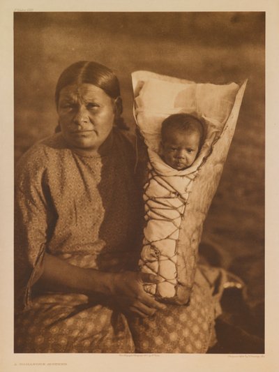 Una madre comanche da Edward S. Curtis