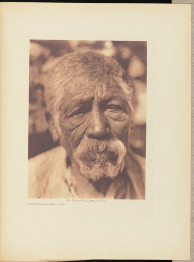 Un tipo diegueño del nord da Edward S. Curtis