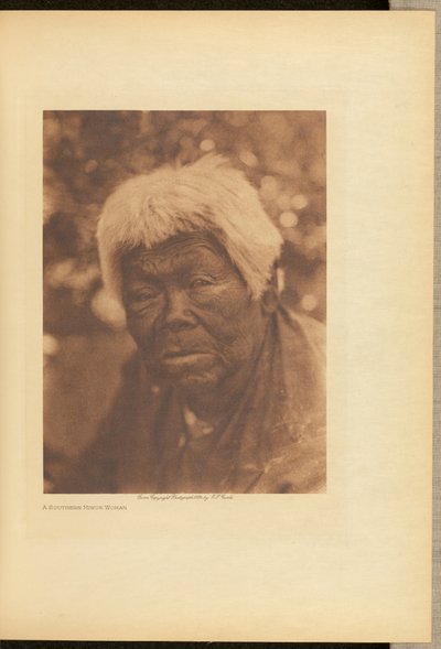 Una donna Miwok del sud da Edward S. Curtis