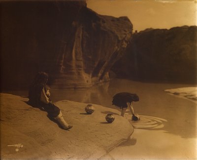 Al vecchio pozzo di Acoma da Edward S. Curtis