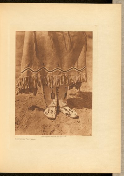 Cheyenne Schuhe da Edward S. Curtis