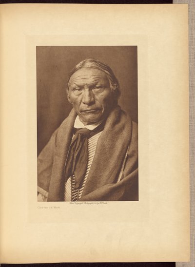 Uomo Cheyenne da Edward S. Curtis