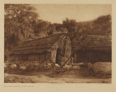 Casa Diegueño a Santa Ysabel da Edward S. Curtis