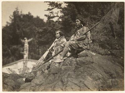 [Motana e suo padre, Kenada il Capo Corvo] da Edward S. Curtis