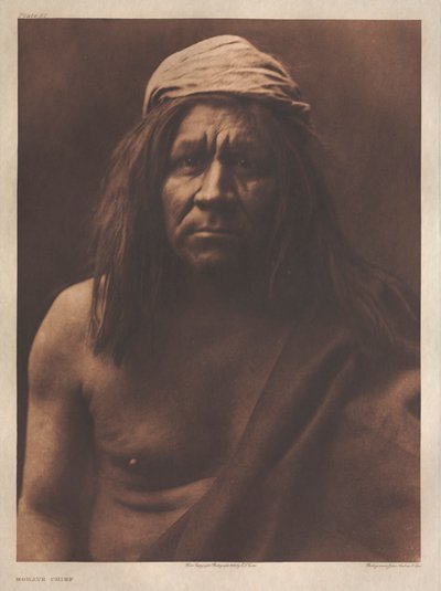 Portafoglio II, lastra 57 / Capo Mohave da Edward S. Curtis