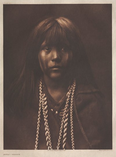 Portafoglio II, lastra 61: Mósa-Mohave da Edward S. Curtis