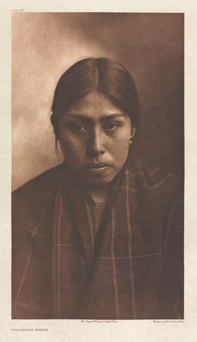 Portfolio IX, Tavola 305: Donna Suquamish da Edward S. Curtis
