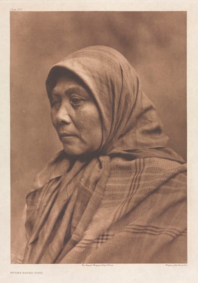 Portfolio IX, Tavola 308: Tipo di Puget Sound da Edward S. Curtis