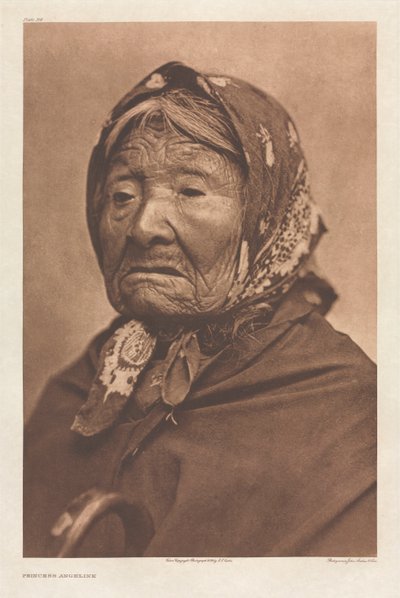 Portfolio IX, Tavola 314: Principessa Angeline da Edward S. Curtis