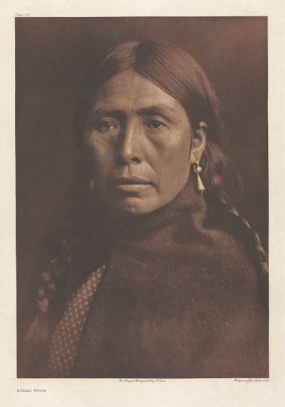 Portfolio IX, Tavola 320: Tipo Lummi da Edward S. Curtis