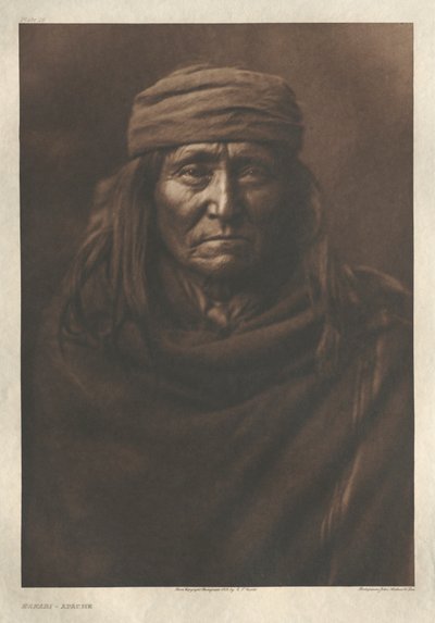 Portafoglio I, lastra 16: Eskadi-Apache da Edward S. Curtis