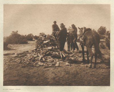 Portafoglio I, lastra 30: Al Santuario-Navaho da Edward S. Curtis