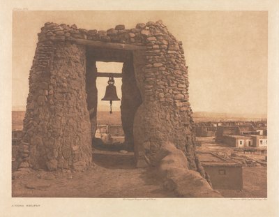 Portfolio XVI, lastra 564: Campanile di Acoma da Edward S. Curtis