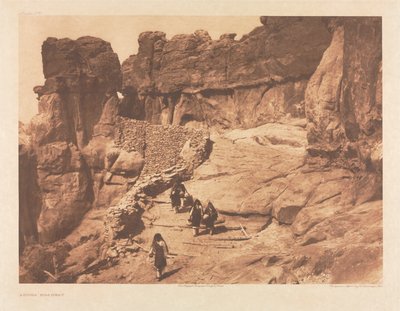 Portafoglio XVI, lastra 570: Strada di Acoma da Edward S. Curtis