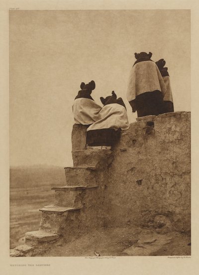 Osservando i danzatori da Edward S. Curtis