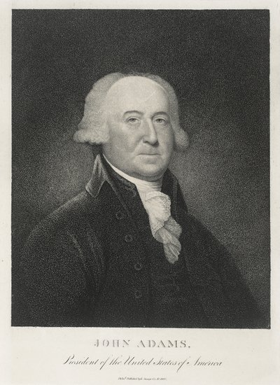 John Adams, secondo presidente degli Stati Uniti da Edward Savage