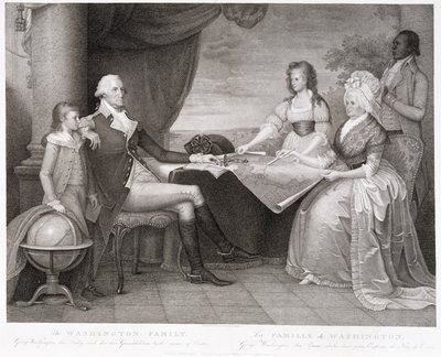 La famiglia Washington, 1798 da Edward Savage